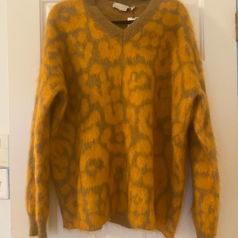 Stella McCartney Yellow and Gray Sweater